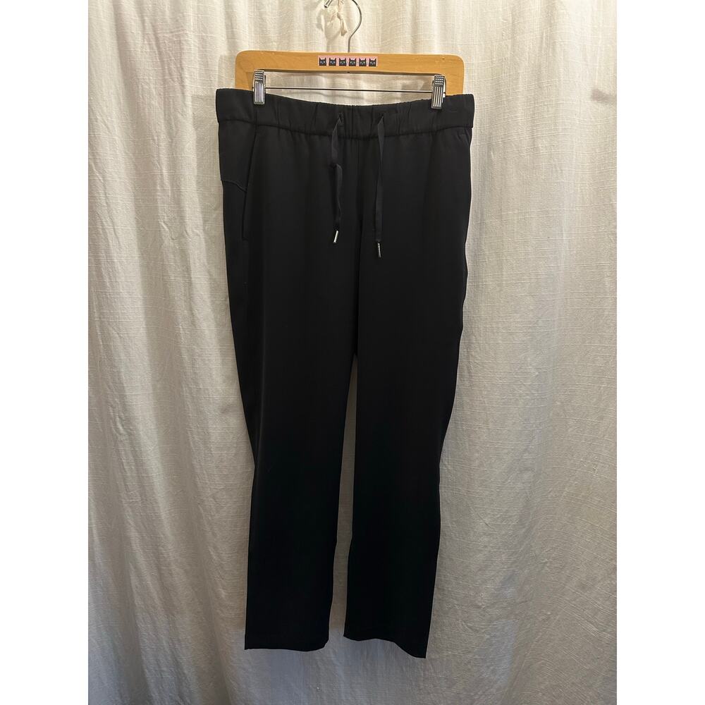 Lululemon On The Fly Pant *Woven 27" Travel Womens Black Size 8 W5BPMS - Picture 2 of 9